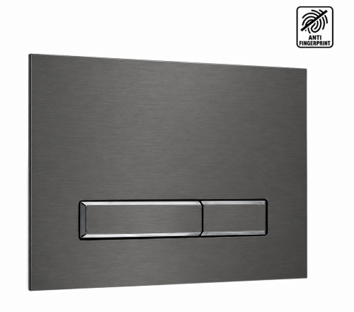 Смывная клавиша AQUAFIORI DIAMOND , PVD (GUN METAL)