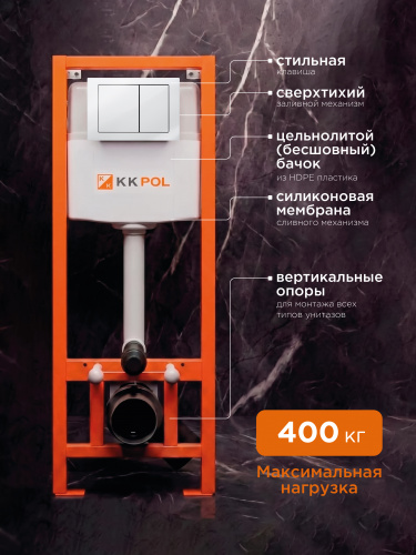Комплект инсталляции STANDARD с клавишей M05 (белый)